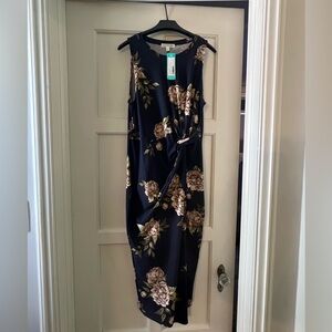NWT Nine Britton Abagail Brushed Knit Midi Dress